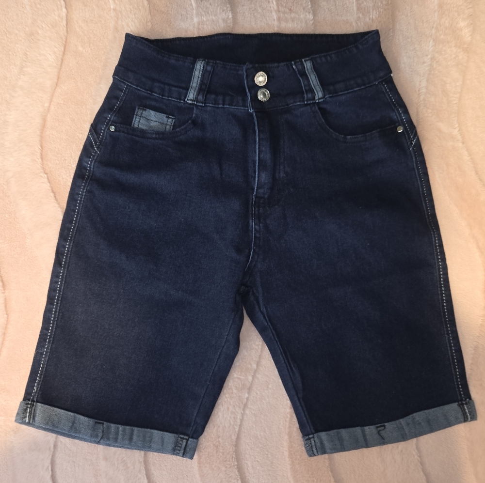 Denim Bermuda Shorts